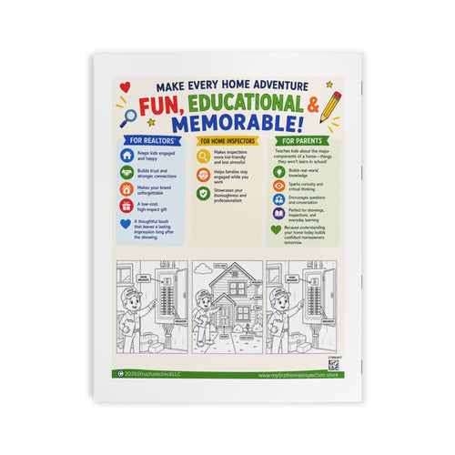 My First Home Inspection™ Coloring Book | Kids Education